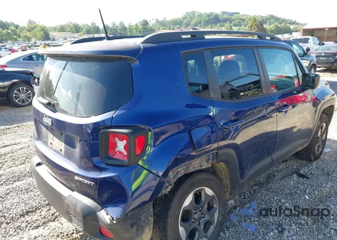 2017 Jeep Renegade Sport из США, поврежденный, VIN ZACCJBAB6HPG21044